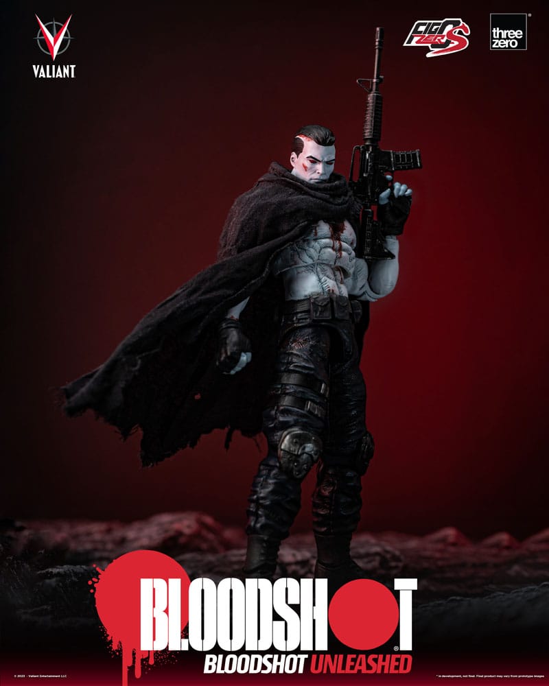 Valiant Comics FigZero S Action Figure 1/12 Bloodshot Unleashed 15cm - Action Figures - ThreeZero - Hobby Figures UK