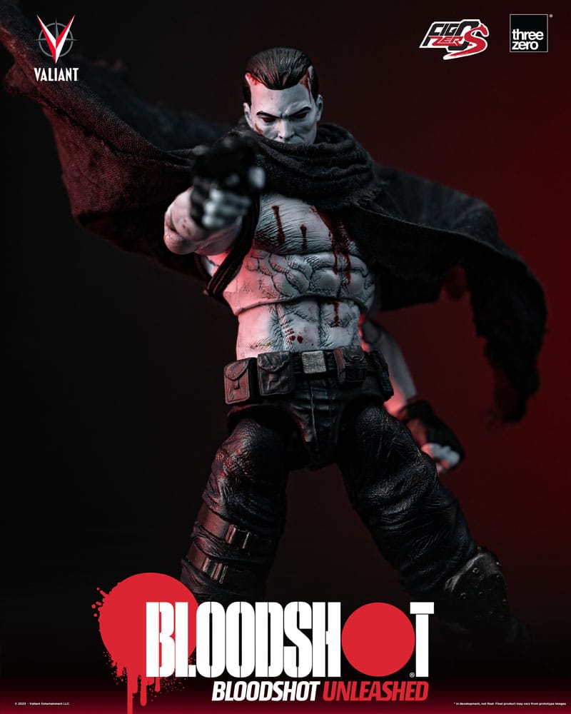 Valiant Comics FigZero S Action Figure 1/12 Bloodshot Unleashed 15cm - Action Figures - ThreeZero - Hobby Figures UK