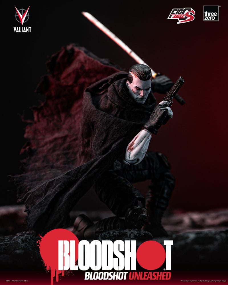 Valiant Comics FigZero S Action Figure 1/12 Bloodshot Unleashed 15cm - Action Figures - ThreeZero - Hobby Figures UK