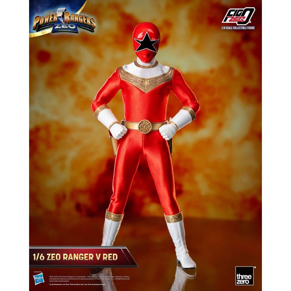 Power Rangers Zeo FigZero Action Figure 1/6 Ranger V Red 30cm - Action Figures - ThreeZero - Hobby Figures UK