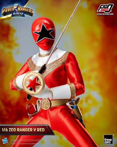 Power Rangers Zeo FigZero Action Figure 1/6 Ranger V Red 30cm - Action Figures - ThreeZero - Hobby Figures UK