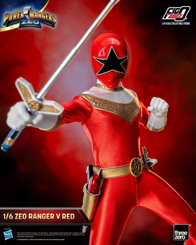 Power Rangers Zeo FigZero Action Figure 1/6 Ranger V Red 30cm - Action Figures - ThreeZero - Hobby Figures UK