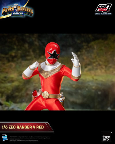 Power Rangers Zeo FigZero Action Figure 1/6 Ranger V Red 30cm - Action Figures - ThreeZero - Hobby Figures UK