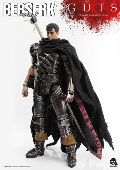 Berserk Action Figure 1/6 Guts (Black Swordsman) 32cm - Action Figures - ThreeZero - Hobby Figures UK