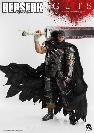 Berserk Action Figure 1/6 Guts (Black Swordsman) 32cm - Action Figures - ThreeZero - Hobby Figures UK