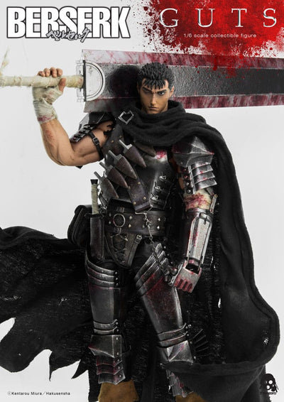 Berserk Action Figure 1/6 Guts (Black Swordsman) 32cm - Action Figures - ThreeZero - Hobby Figures UK
