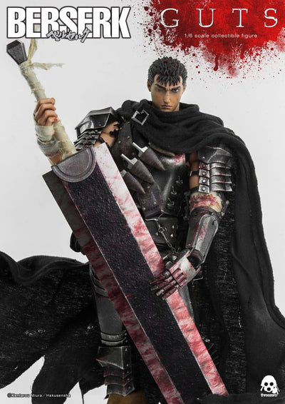 Berserk Action Figure 1/6 Guts (Black Swordsman) 32cm - Action Figures - ThreeZero - Hobby Figures UK