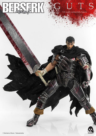 Berserk Action Figure 1/6 Guts (Black Swordsman) 32cm - Action Figures - ThreeZero - Hobby Figures UK