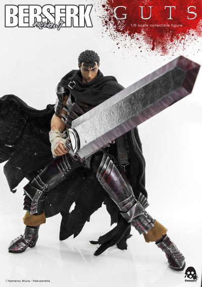 Berserk Action Figure 1/6 Guts (Black Swordsman) 32cm - Action Figures - ThreeZero - Hobby Figures UK