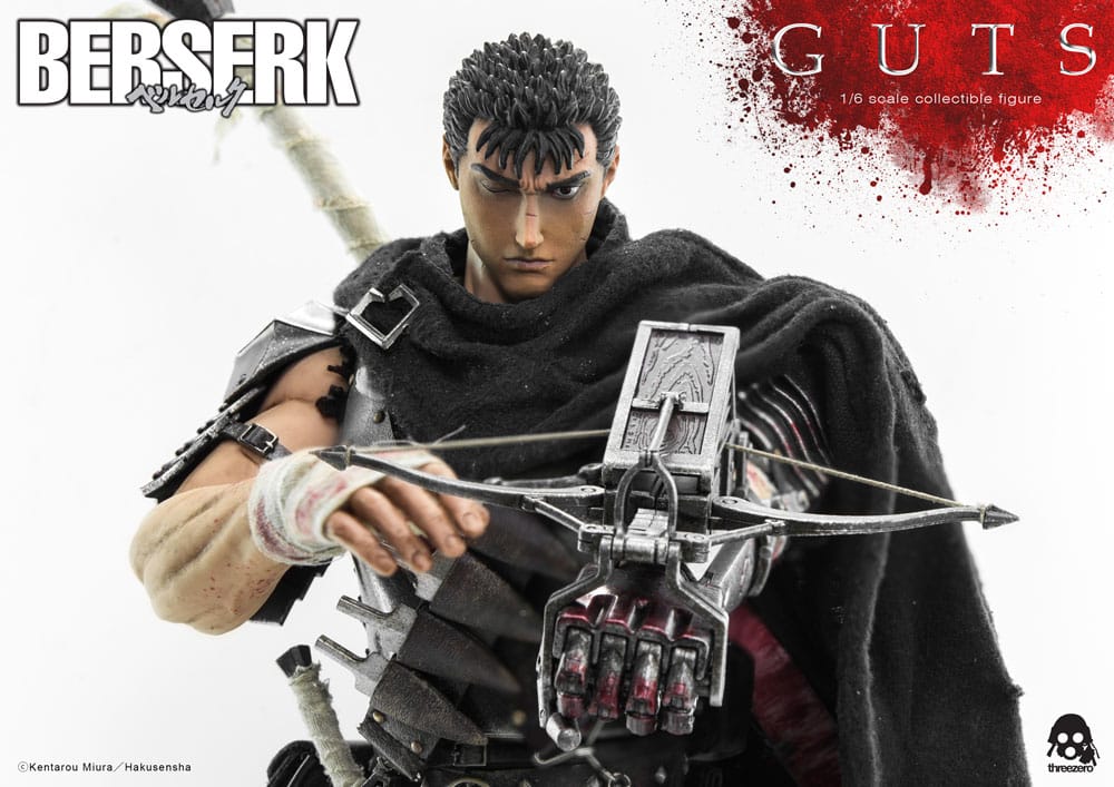 Berserk Action Figure 1/6 Guts (Black Swordsman) 32cm - Action Figures - ThreeZero - Hobby Figures UK