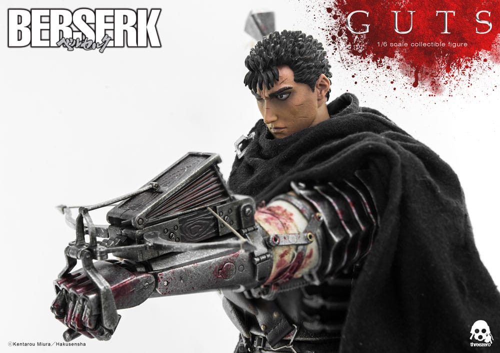 Berserk Action Figure 1/6 Guts (Black Swordsman) 32cm - Action Figures - ThreeZero - Hobby Figures UK