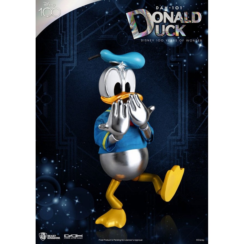 Disney 100 Years of Wonder Dynamic 8ction Heroes Action Figure 1/9 Donald Duck 16cm - Action Figures - Beast Kingdom Toys - Hobby Figures UK