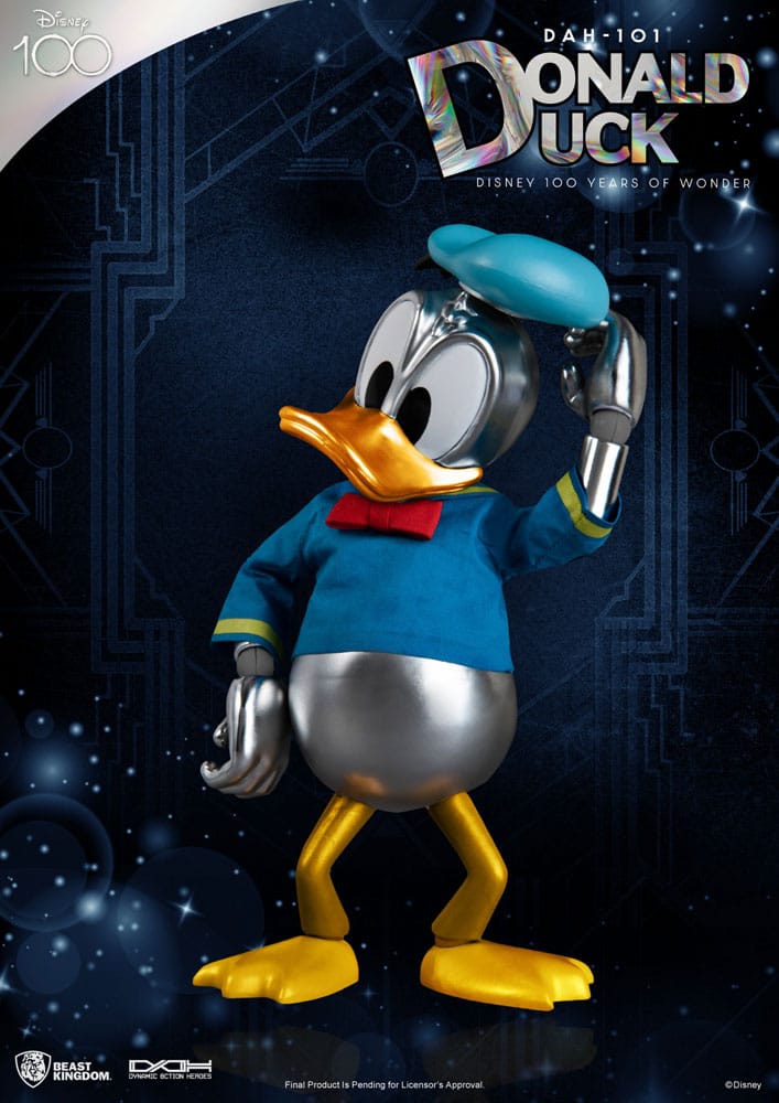 Disney 100 Years of Wonder Dynamic 8ction Heroes Action Figure 1/9 Donald Duck 16cm - Action Figures - Beast Kingdom Toys - Hobby Figures UK