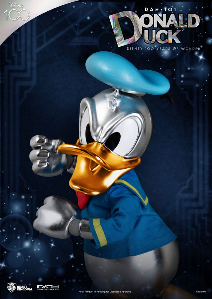 Disney 100 Years of Wonder Dynamic 8ction Heroes Action Figure 1/9 Donald Duck 16cm - Action Figures - Beast Kingdom Toys - Hobby Figures UK