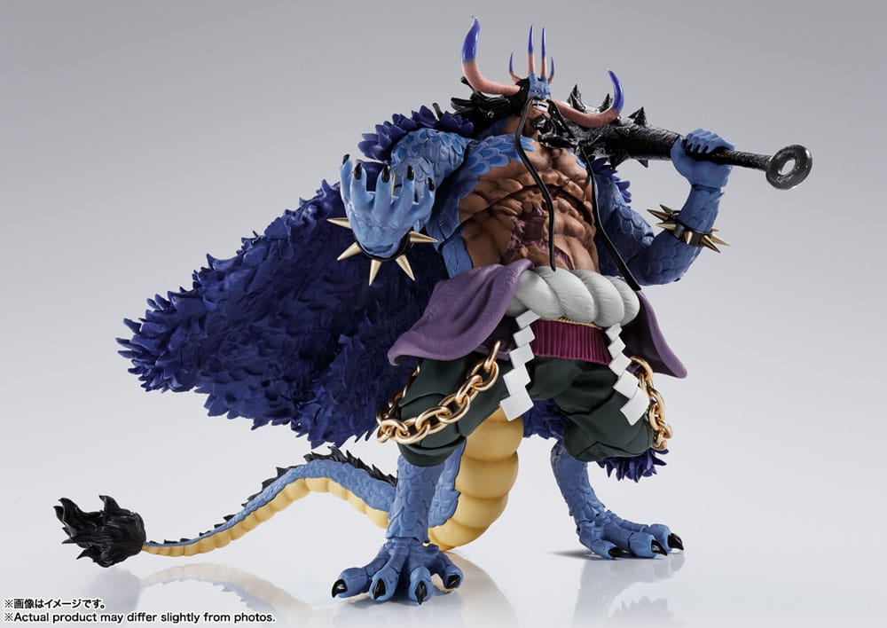 One Piece S.H. Figuarts Action Figure Kaido King of the Beasts (Man-Beast form) 25cm - Action Figures - Bandai Tamashii Nations - Hobby Figures UK