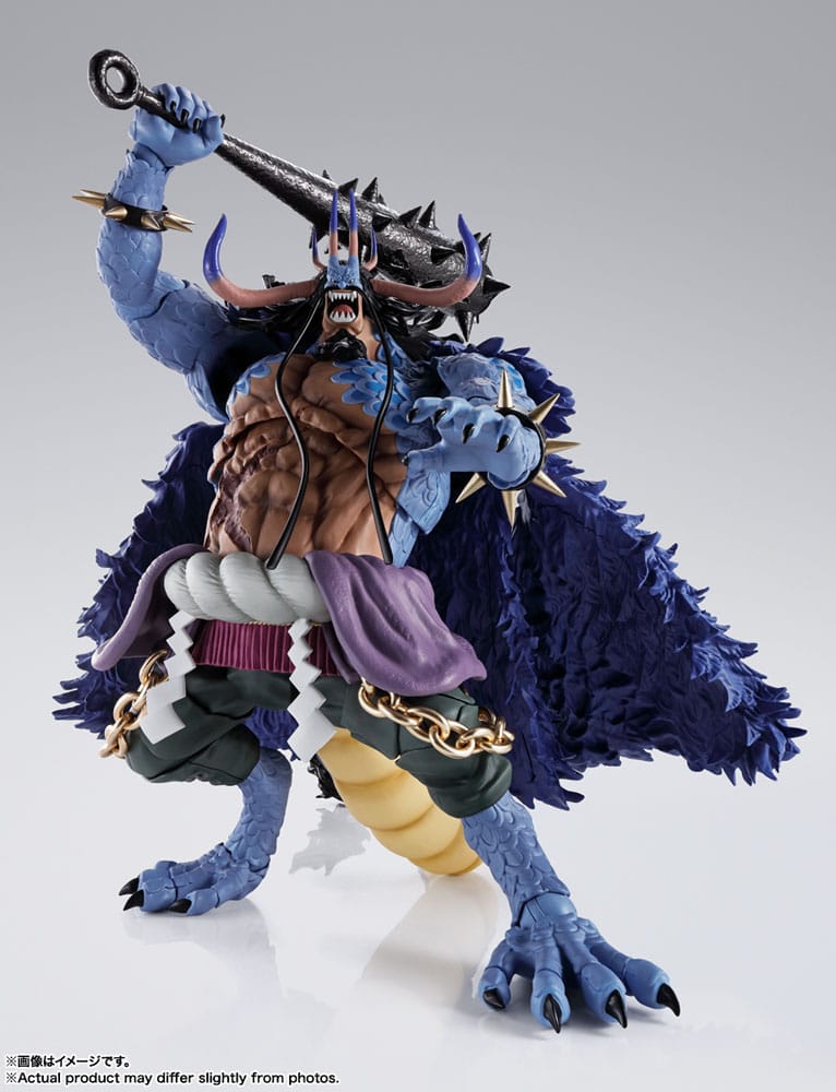 One Piece S.H. Figuarts Action Figure Kaido King of the Beasts (Man-Beast form) 25cm - Action Figures - Bandai Tamashii Nations - Hobby Figures UK