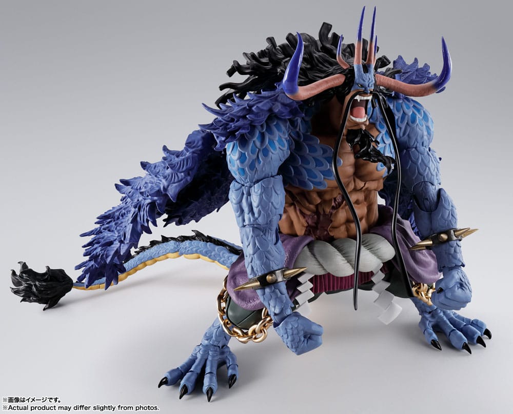 One Piece S.H. Figuarts Action Figure Kaido King of the Beasts (Man-Beast form) 25cm - Action Figures - Bandai Tamashii Nations - Hobby Figures UK