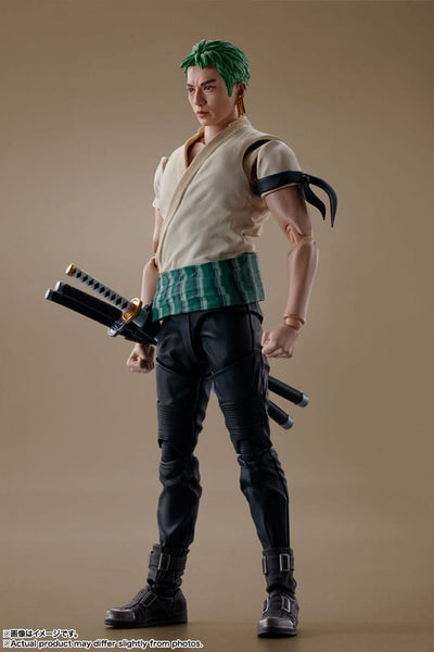 One Piece S.H. Figuarts Action Figure Roronoa Zoro (Netflix) 14cm - Action Figures - Bandai Tamashii Nations - Hobby Figures UK