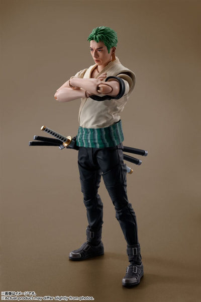 One Piece S.H. Figuarts Action Figure Roronoa Zoro (Netflix) 14cm - Action Figures - Bandai Tamashii Nations - Hobby Figures UK