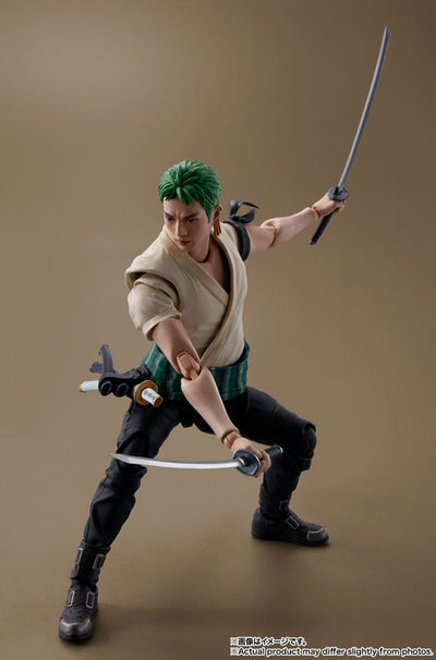One Piece S.H. Figuarts Action Figure Roronoa Zoro (Netflix) 14cm - Action Figures - Bandai Tamashii Nations - Hobby Figures UK
