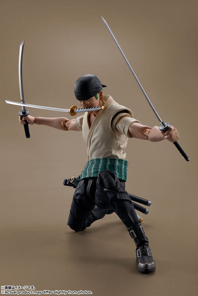 One Piece S.H. Figuarts Action Figure Roronoa Zoro (Netflix) 14cm - Action Figures - Bandai Tamashii Nations - Hobby Figures UK