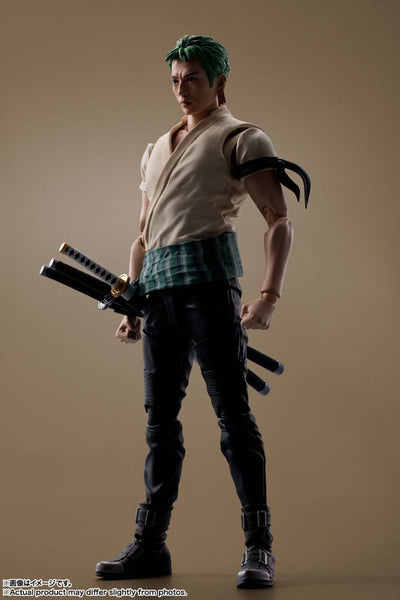 One Piece S.H. Figuarts Action Figure Roronoa Zoro (Netflix) 14cm - Action Figures - Bandai Tamashii Nations - Hobby Figures UK