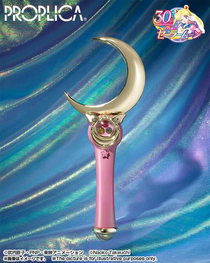 Sailor Moon Proplica Replica Moon Stick 26cm - Scale Statue - Bandai Tamashii Nations - Hobby Figures UK