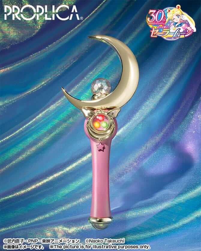 Sailor Moon Proplica Replica Moon Stick 26cm - Scale Statue - Bandai Tamashii Nations - Hobby Figures UK