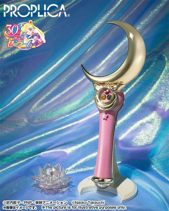 Sailor Moon Proplica Replica Moon Stick 26cm - Scale Statue - Bandai Tamashii Nations - Hobby Figures UK