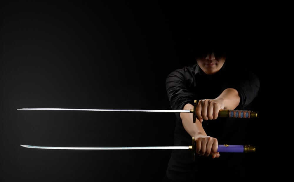 One Piece Proplica Replica 1/1 Roronoa Zoro Three Sword Style Set 95cm - Scale Statue - Bandai Tamashii Nations - Hobby Figures UK