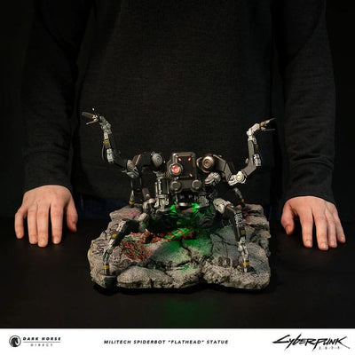 Cyberpunk 2077 Statue Militech Spiderbot "Flathead" 25cm - Scale Statue - Dark Horse - Hobby Figures UK