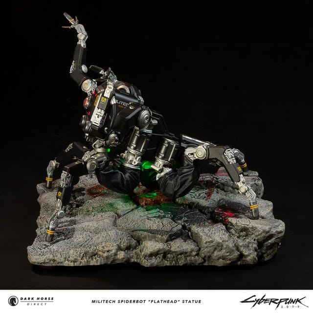 Cyberpunk 2077 Statue Militech Spiderbot "Flathead" 25cm - Scale Statue - Dark Horse - Hobby Figures UK