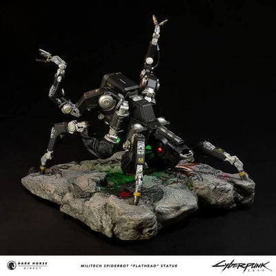 Cyberpunk 2077 Statue Militech Spiderbot "Flathead" 25cm - Scale Statue - Dark Horse - Hobby Figures UK