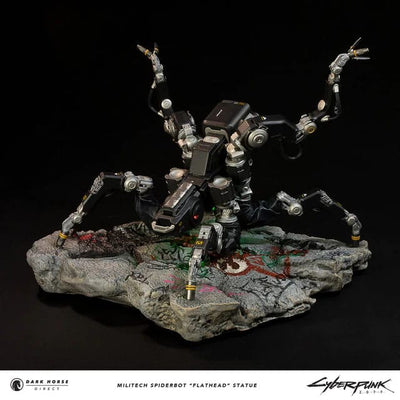 Cyberpunk 2077 Statue Militech Spiderbot "Flathead" 25cm - Scale Statue - Dark Horse - Hobby Figures UK