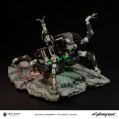 Cyberpunk 2077 Statue Militech Spiderbot "Flathead" 25cm - Scale Statue - Dark Horse - Hobby Figures UK