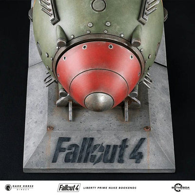 Fallout 4 PVC Statue Liberty Prime Nuke Bomb Bookends 17cm - Scale Statue - Dark Horse - Hobby Figures UK