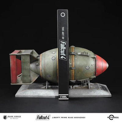 Fallout 4 PVC Statue Liberty Prime Nuke Bomb Bookends 17cm - Scale Statue - Dark Horse - Hobby Figures UK