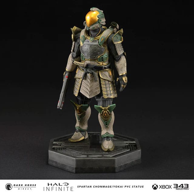 Halo Infinite PVC Statue Spartan Chonmage/Yokai 25cm - Scale Statue - Dark Horse - Hobby Figures UK