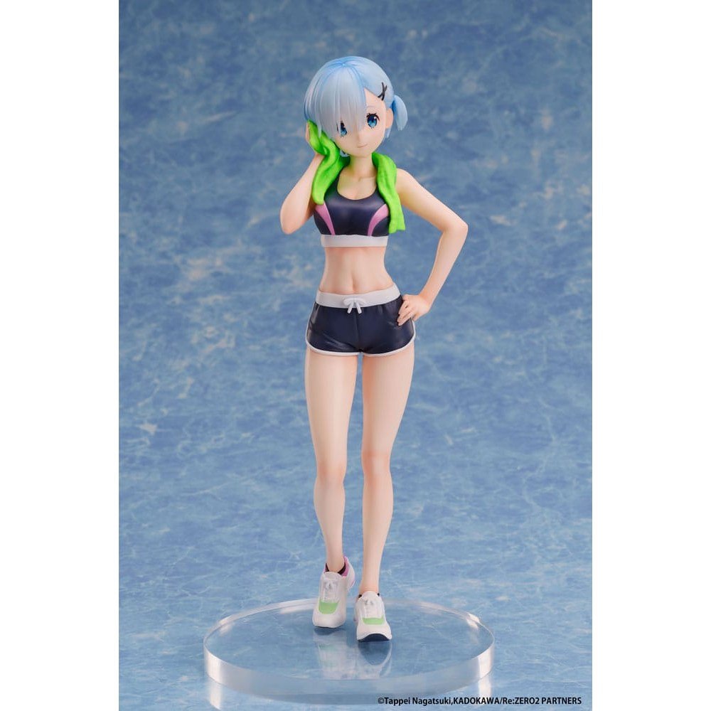 Re:Zero Starting Life in another World PVC Statue 1/7 Rem Sports Wear 23cm - Scale Statue - Elcoco - Hobby Figures UK