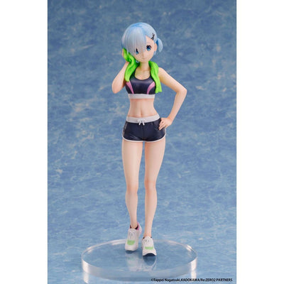 Re:Zero Starting Life in another World PVC Statue 1/7 Rem Sports Wear 23cm - Scale Statue - Elcoco - Hobby Figures UK