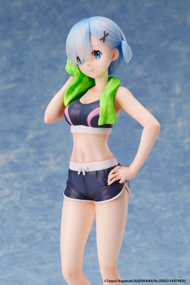 Re:Zero Starting Life in another World PVC Statue 1/7 Rem Sports Wear 23cm - Scale Statue - Elcoco - Hobby Figures UK