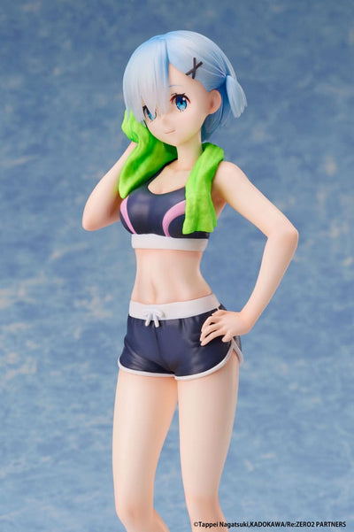 Re:Zero Starting Life in another World PVC Statue 1/7 Rem Sports Wear 23cm - Scale Statue - Elcoco - Hobby Figures UK
