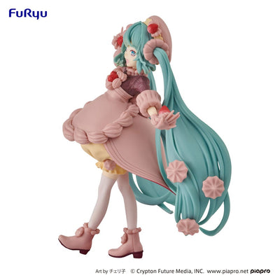 Hatsune Miku SweetSweets Series PVC Statue Strawberry Chocolate Short 17cm - Scale Statue - Furyu - Hobby Figures UK