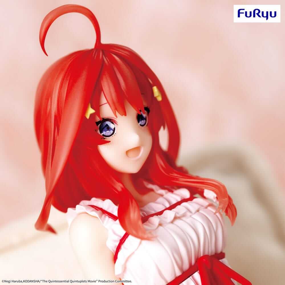 The Quintessential Quintuplets Movie Noodle Stopper PVC Statue Itsuki Nakano Loungewear Ver. 16cm - Scale Statue - Furyu - Hobby Figures UK