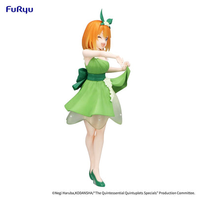 The Quintessential Quintuplets Trio-Try-iT PVC Statue Nakano Yotsuba Pastel Dress Ver. 22cm - Scale Statue - Furyu - Hobby Figures UK