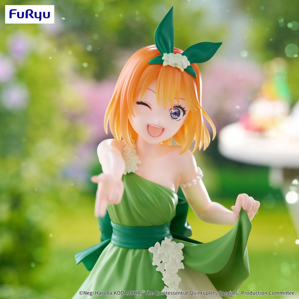 The Quintessential Quintuplets Trio-Try-iT PVC Statue Nakano Yotsuba Pastel Dress Ver. 22cm - Scale Statue - Furyu - Hobby Figures UK
