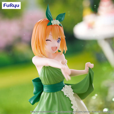 The Quintessential Quintuplets Trio-Try-iT PVC Statue Nakano Yotsuba Pastel Dress Ver. 22cm - Scale Statue - Furyu - Hobby Figures UK