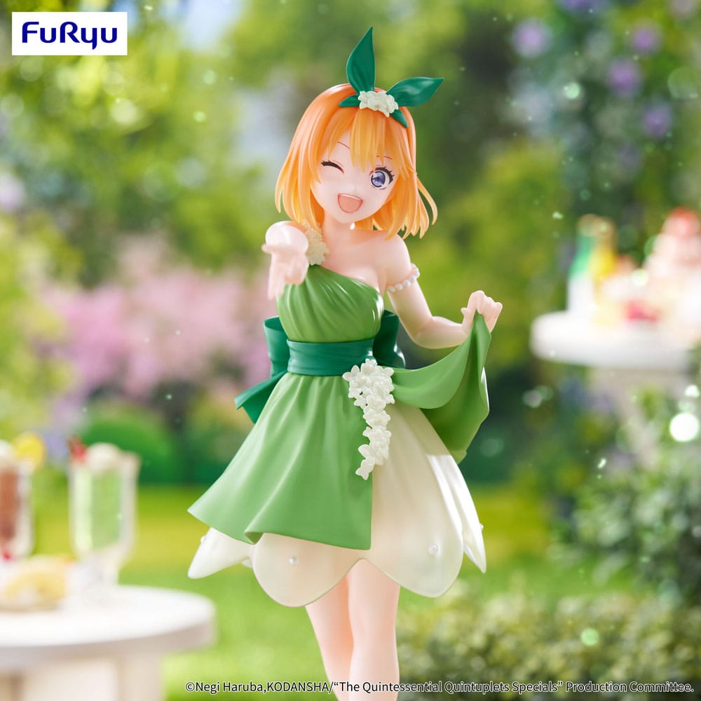 The Quintessential Quintuplets Trio-Try-iT PVC Statue Nakano Yotsuba Pastel Dress Ver. 22cm - Scale Statue - Furyu - Hobby Figures UK