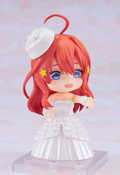 The Quintessential Quintuplets Nendoroid Action Figure Itsuki Nakano: Wedding Dress Ver. 10cm - Mini Figures - Good Smile Company - Hobby Figures UK