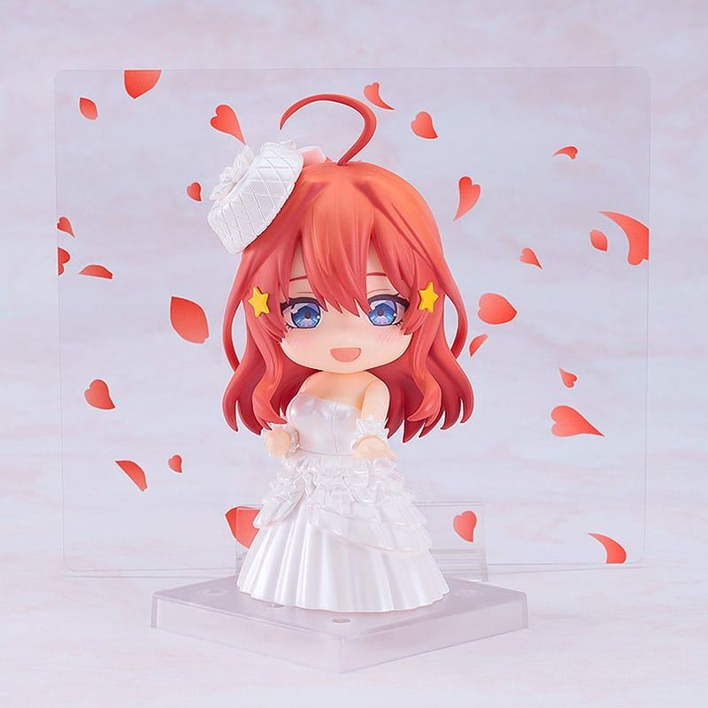 The Quintessential Quintuplets Nendoroid Action Figure Itsuki Nakano: Wedding Dress Ver. 10cm - Mini Figures - Good Smile Company - Hobby Figures UK